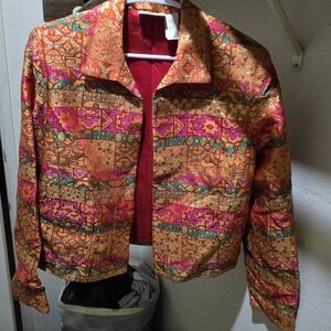 Colorful Patterned Women's Jacket